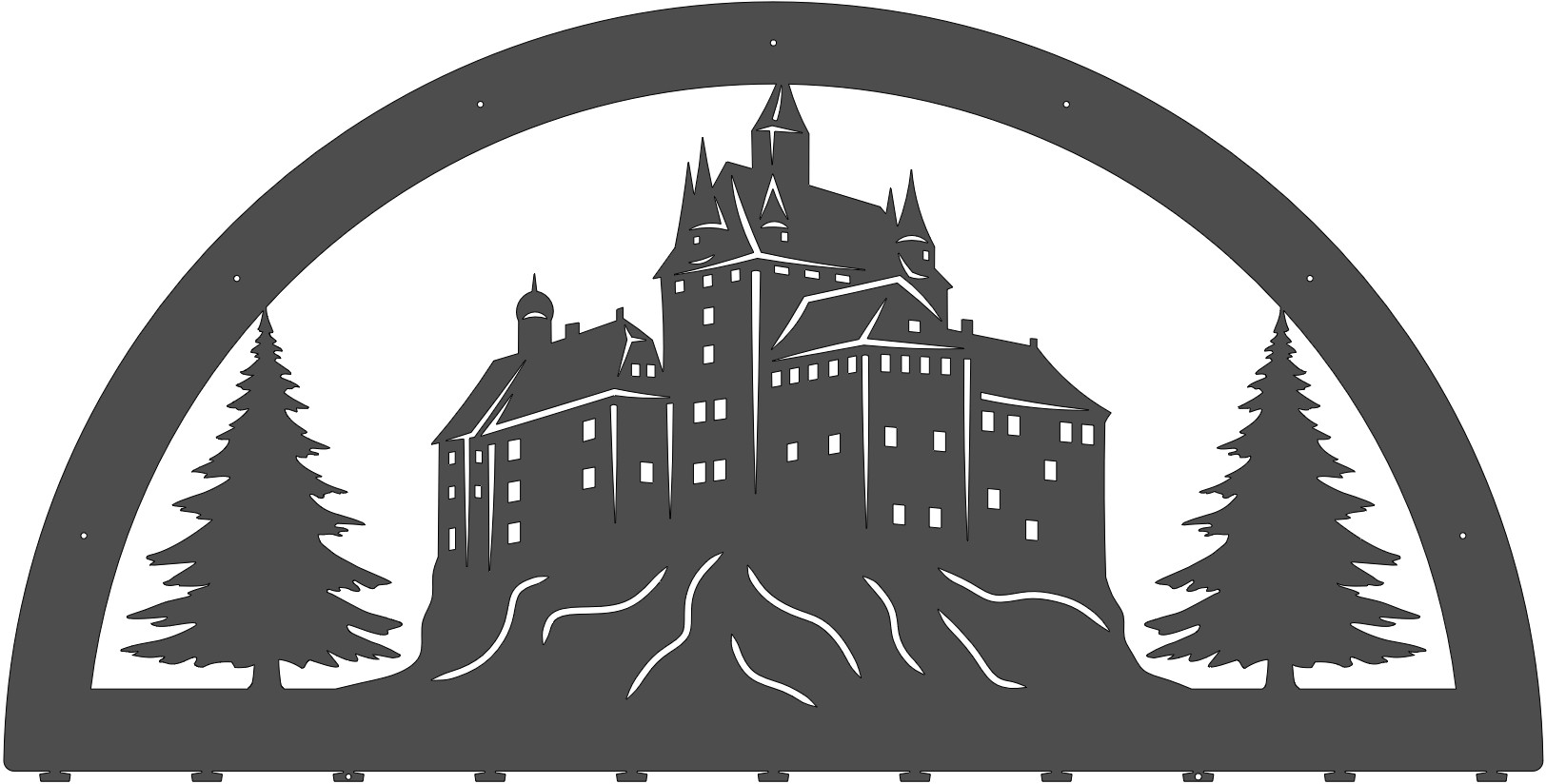 Schwibbogen Burg-Kriebstein