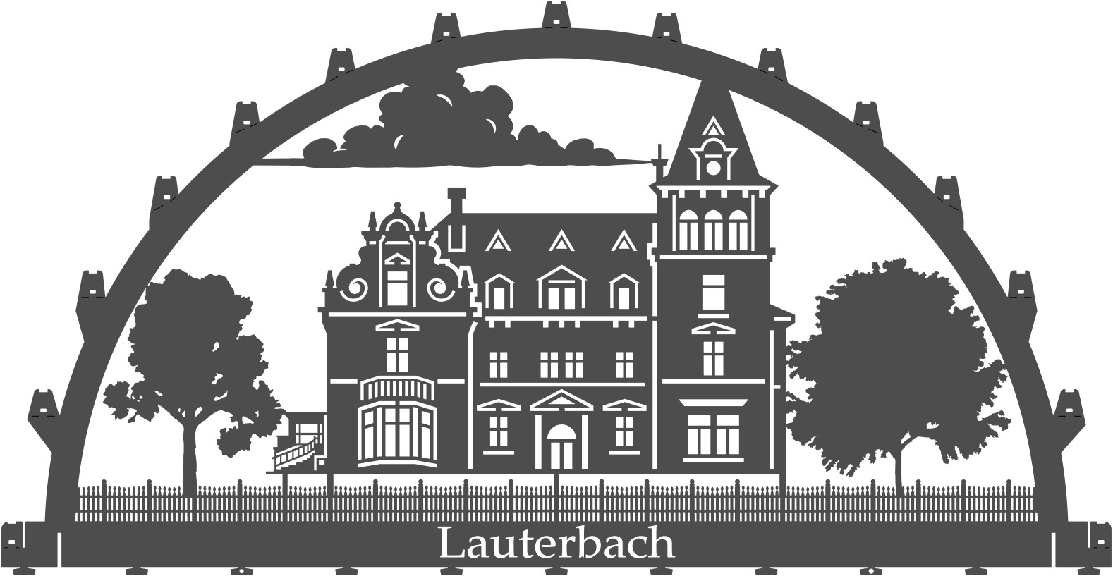 Schwibbogen Schloss-Lauterbach