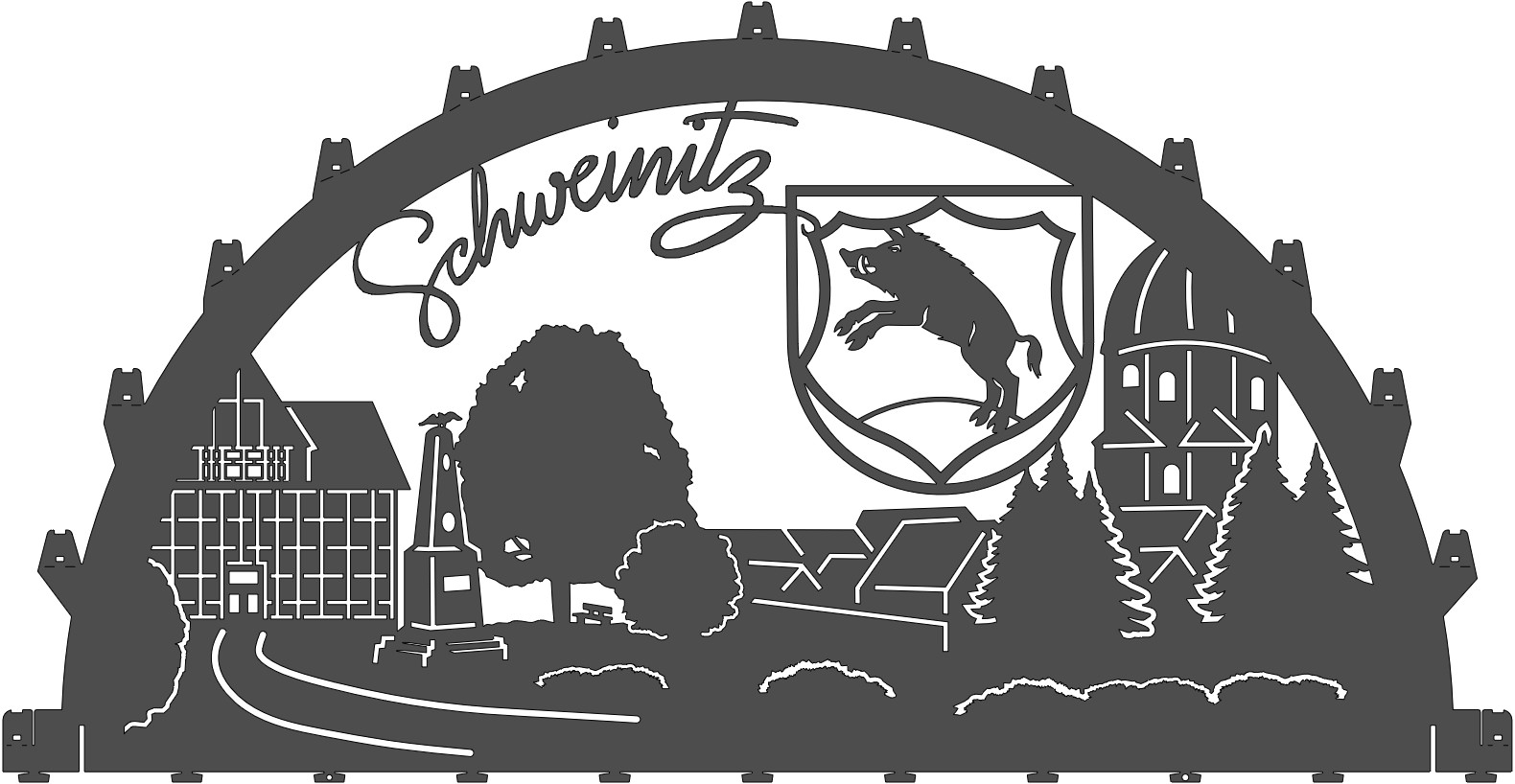 Schwibbogen Schweinitz
