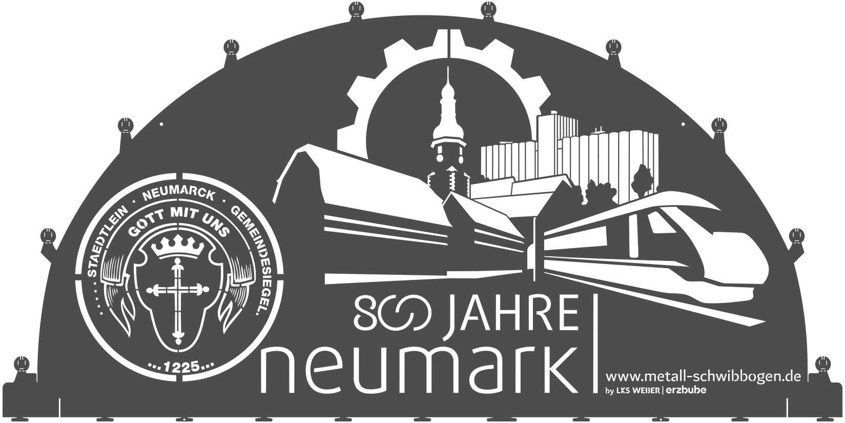 Schwibbogen 800 Jahre Neumark