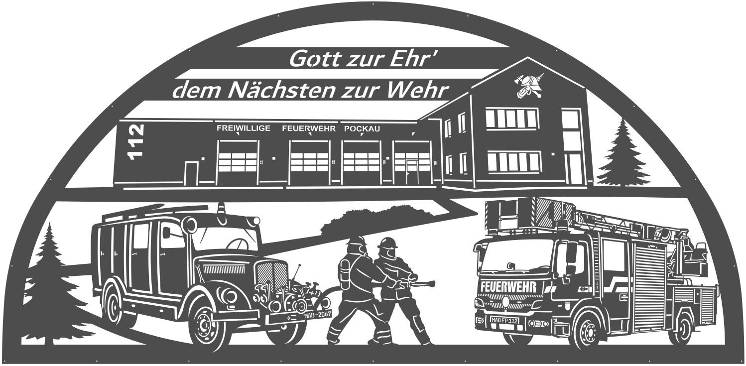 Schwibbogen FFW-Pockau