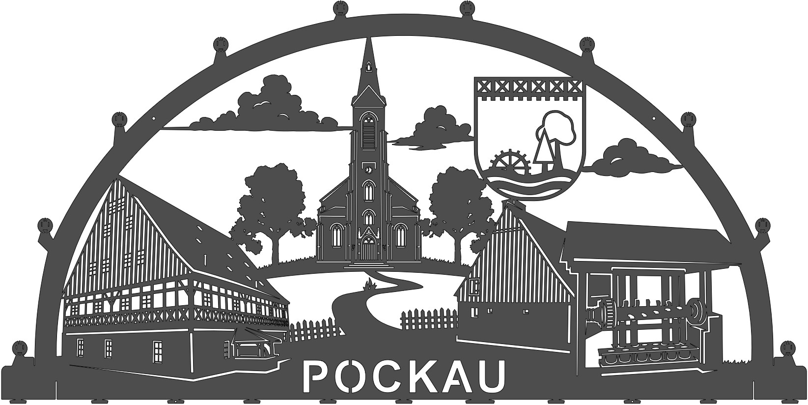 Schwibbogen Pockau